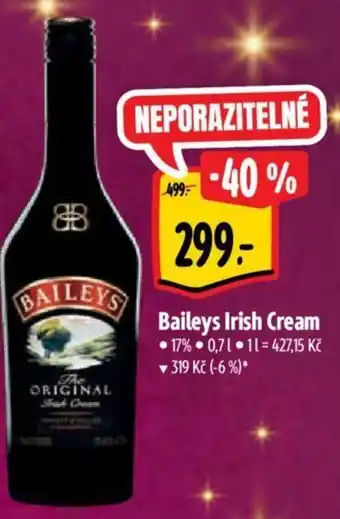 Albert Baileys Irish Cream nabídka