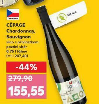 Kaufland Cépage chardonnay nabídka