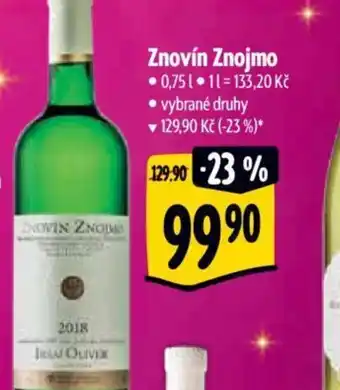 Albert Znovín Znojmo nabídka