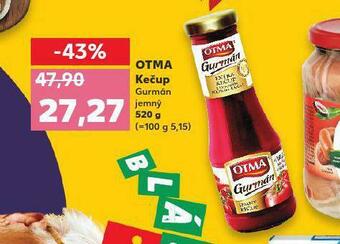 Kaufland Otma kečup nabídka