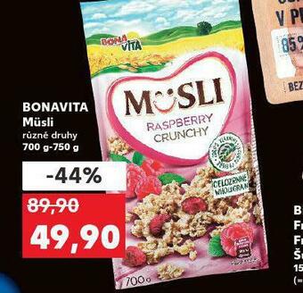 Kaufland Bonavita müsli nabídka