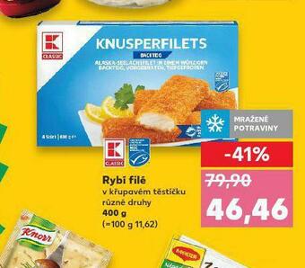 Kaufland Rybí filé nabídka