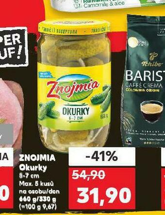 Kaufland Znojmia okurky nabídka