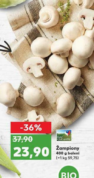 Kaufland Žampiony nabídka