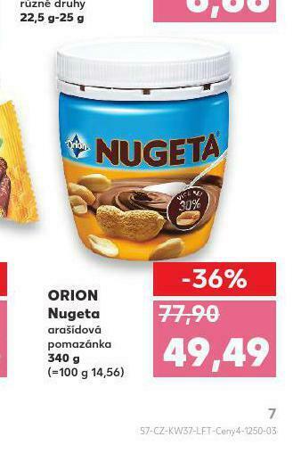 Kaufland Orion nugeta nabídka