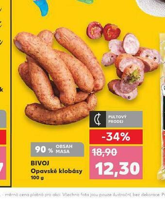 Kaufland Opavské klobásy nabídka