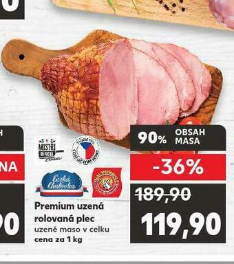 Kaufland Premium uzená rolovaná plec nabídka