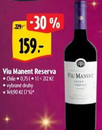 Albert Viu Manent Reserva nabídka