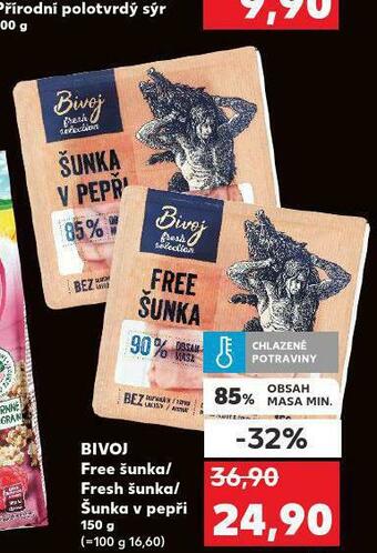 Kaufland Free šunka nabídka