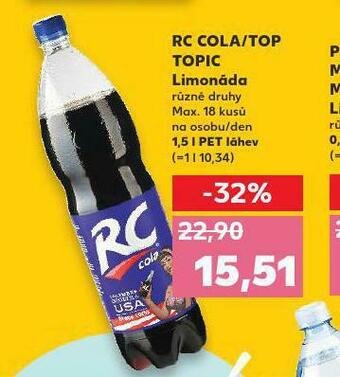 Kaufland Rc cola 1,5l nabídka