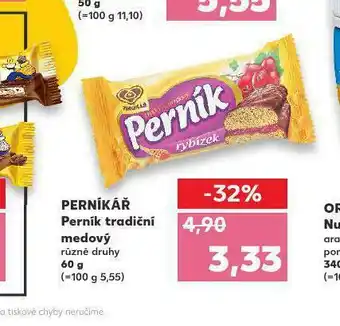 Kaufland Perník tradiční medový nabídka