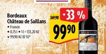 Albert Bordeaux Château de Saillans nabídka