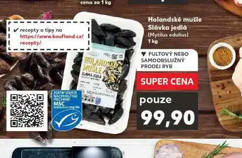 Kaufland Holandské mušle slávka jedlá nabídka