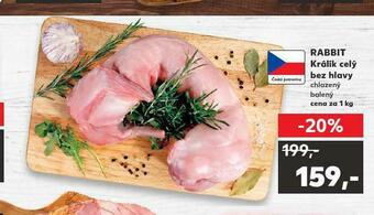 Kaufland Králík celý bez hlavy nabídka