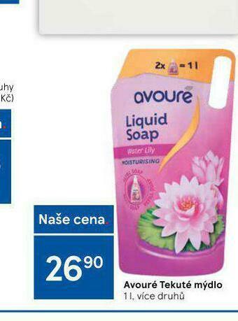 Tesco Avouré tekuté mýdlo nabídka