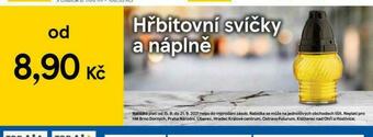 Tesco Hřbitovní svíčky nabídka