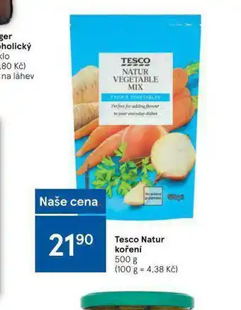 Tesco natur koření