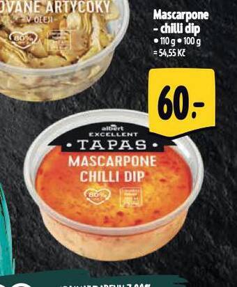 Albert Mascarpone - cuilli dip nabídka