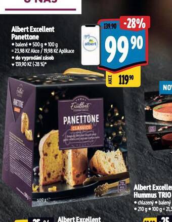 Albert Albert excellent panette nabídka