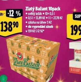 Albert Pivo zlatý bažant nabídka