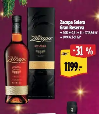 Albert Zacapa solera gran reserva nabídka