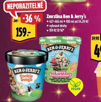 Albert Ben & jerry´s zmrzlina nabídka