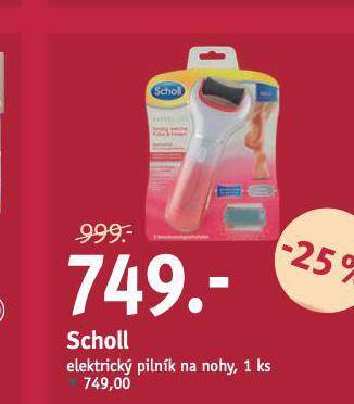 Rossmann Scholl elektrický pilník na nohy nabídka