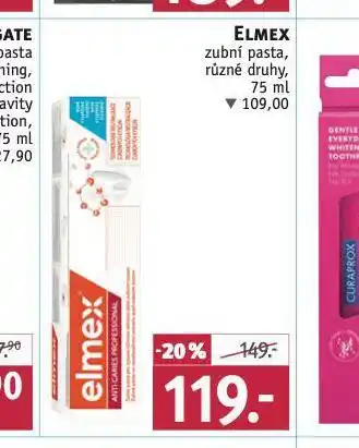 Rossmann Elmex zubní pasta nabídka