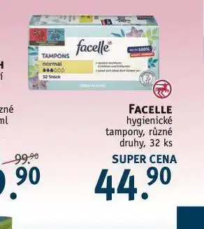 Rossmann Facelle hygienické tampony nabídka