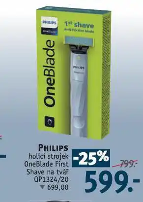 Rossmann Philips oneblade holicí strojek nabídka