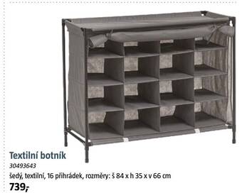 Bauhaus Textilní botník nabídka