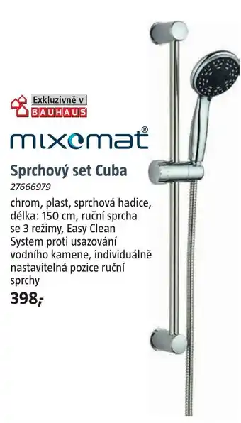 Bauhaus Sprchový set Cuba nabídka