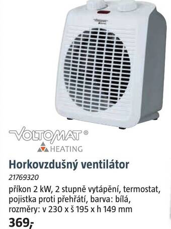 Bauhaus Horkovzdušný ventilátor nabídka