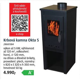 Bauhaus Krbová kamna Okta S nabídka