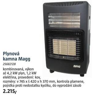 Bauhaus Plynová kamna Magg nabídka