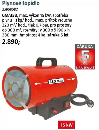 Plynové topidlo