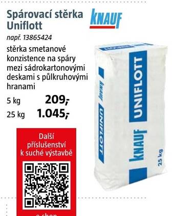Bauhaus Spárovací stěrka Uniflott nabídka