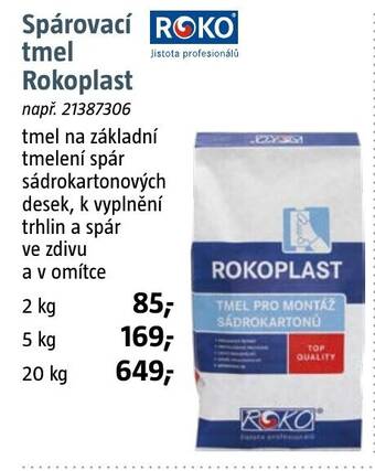 Bauhaus Spárovací tmel Rokoplast nabídka