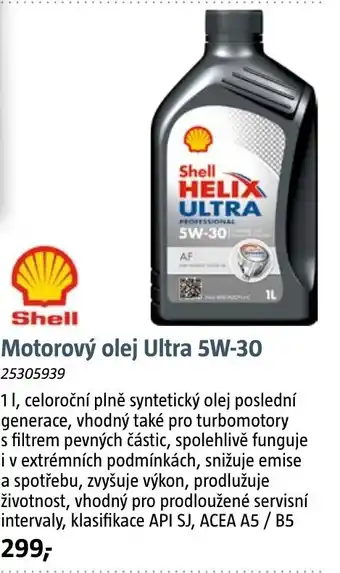 Bauhaus Motorový olej Ultra 5W-30 nabídka