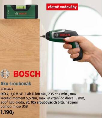 Bauhaus BOSCH Aku šroubovák nabídka