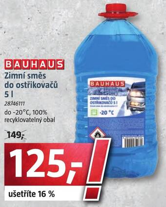 Bauhaus Zimní směs do ostřikovačů 5L nabídka