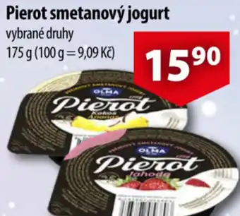 CBA Pierot smetanový jogurt nabídka