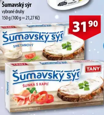 CBA Šumavský sýr nabídka