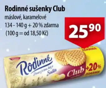 CBA Rodinné sušenky Club nabídka