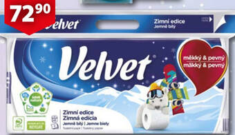 CBA Velvet toaletní papír Zima 8 rolí 3 vrstvý nabídka
