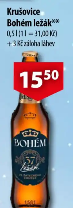 CBA Krušovice Bohém ležák nabídka