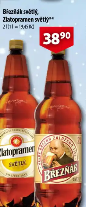 CBA Březňák světlý, Zlatopramen světlý nabídka