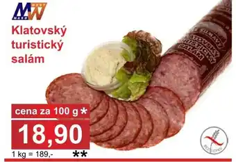 Klatovský turistický salám