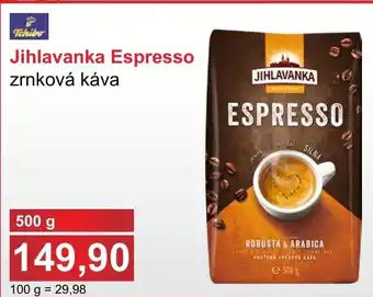 PLUS JIP Jihlavanka Espresso zrnková káva nabídka