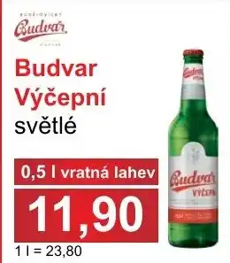 PLUS JIP Budvar Výčepní světlé nabídka